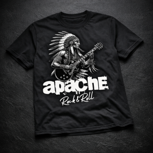 Camiseta logotipo Apache clásico diseño oficial