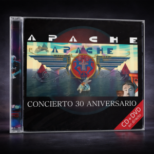 Apache Concierto 30 Aniversario CD DVD en directo portada del álbum