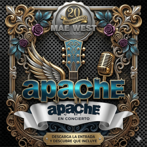 ENTRADA CONCIERTO APACHE MAE WEST GRANADA