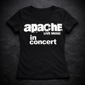 Camiseta para mujer modelo clasico APACHE IN CONCERT