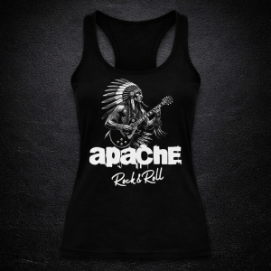 Camiseta de mujer tirantes logotipo oficial apache
