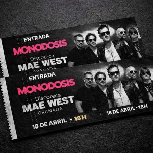 ENTRADA DOBLE CONCIERTO MONODOSIS - Nº1